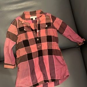 Childress Burberry tunic with authentic check